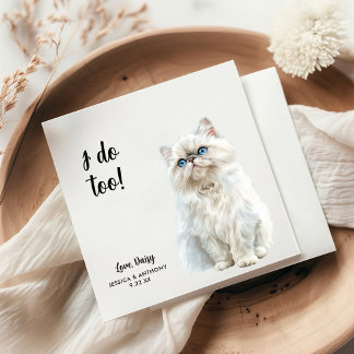 Guardanapos de Cocktail para Casamento de Gato