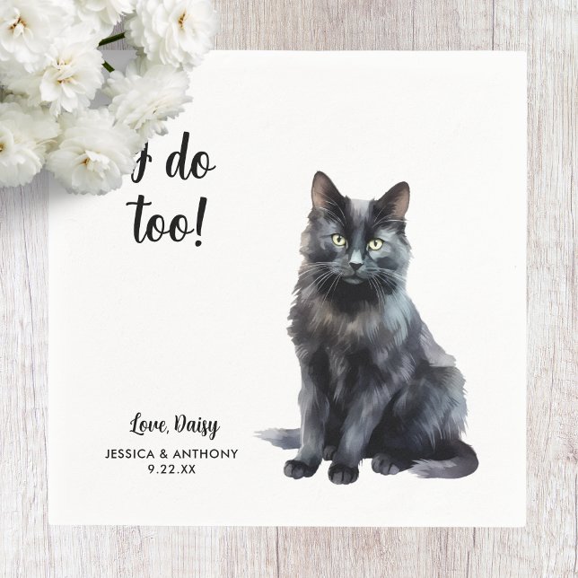 Guardanapos de Cocktail para Casamento de Gato (Criador carregado)