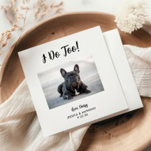 Guardanapos de Cocktail para Casamento de Pet