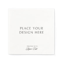 Guardanapos de Cocktail Personalizados Adicione Se
