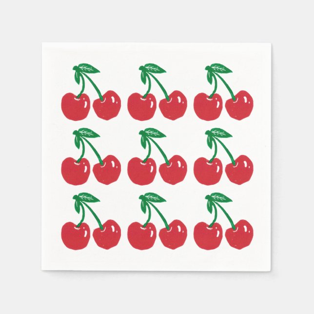 Guardanapos de coquetel com design de bloco de imp (Frente)