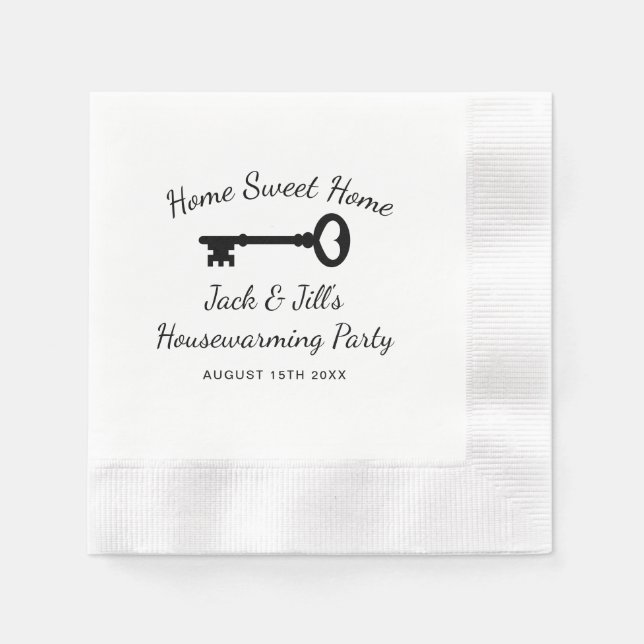 Guardanapos de coquetel cunhados para a festa de l (Frente)