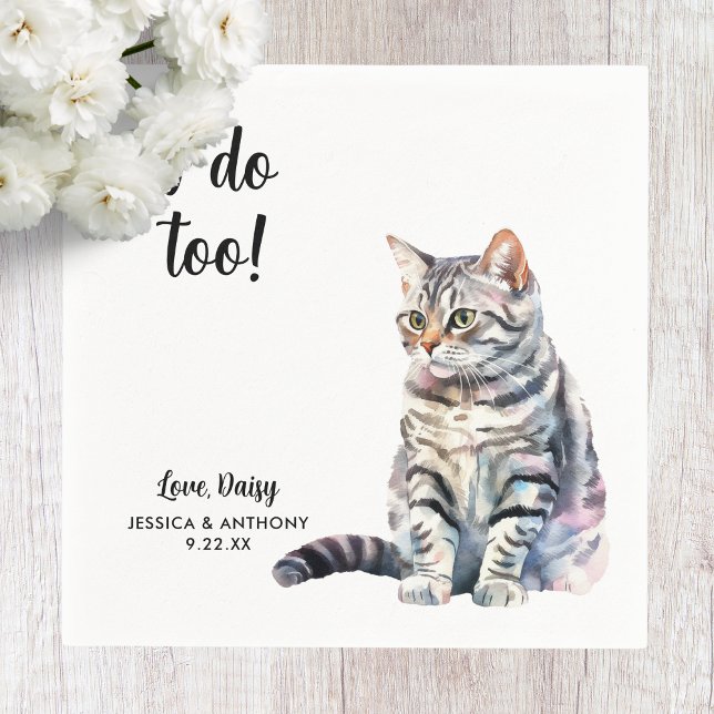Guardanapos de Coquetel para Casamento de Gato (Criador carregado)