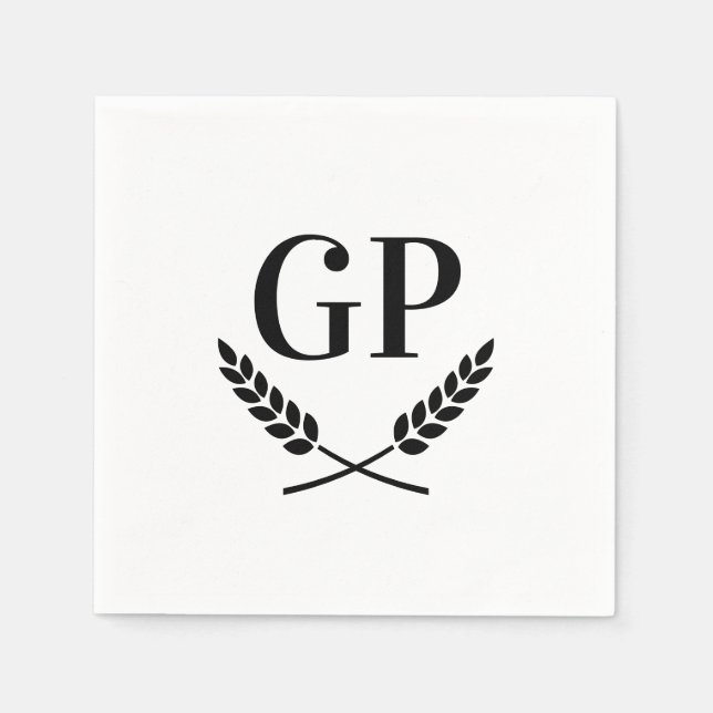 Guardanapos de coquetel personalizados com logotip (Frente)