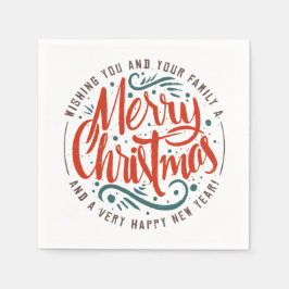 Guardanapos de Desejos de Natal