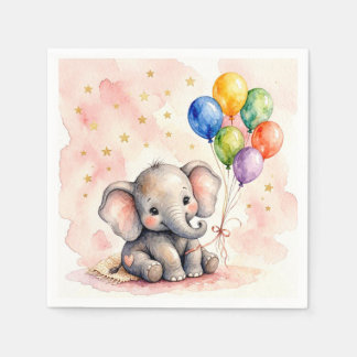 Guardanapos de Elefante Bebê.