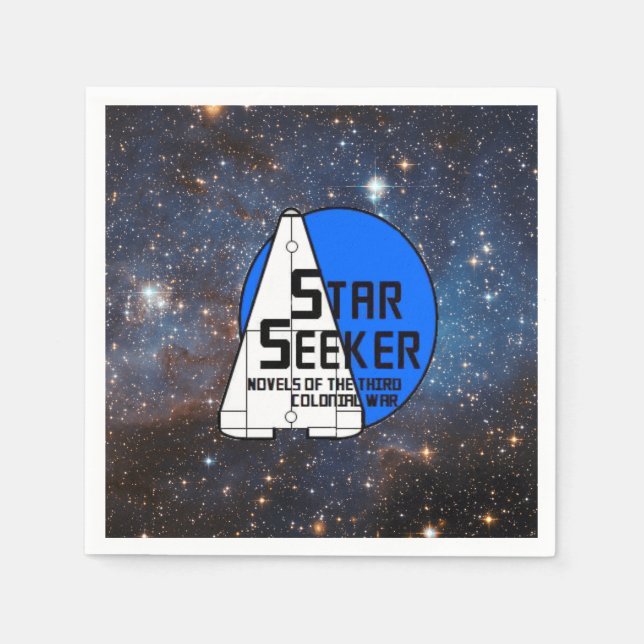 Guardanapos de espaço em papel - Estrela/Galáxia c (Frente)