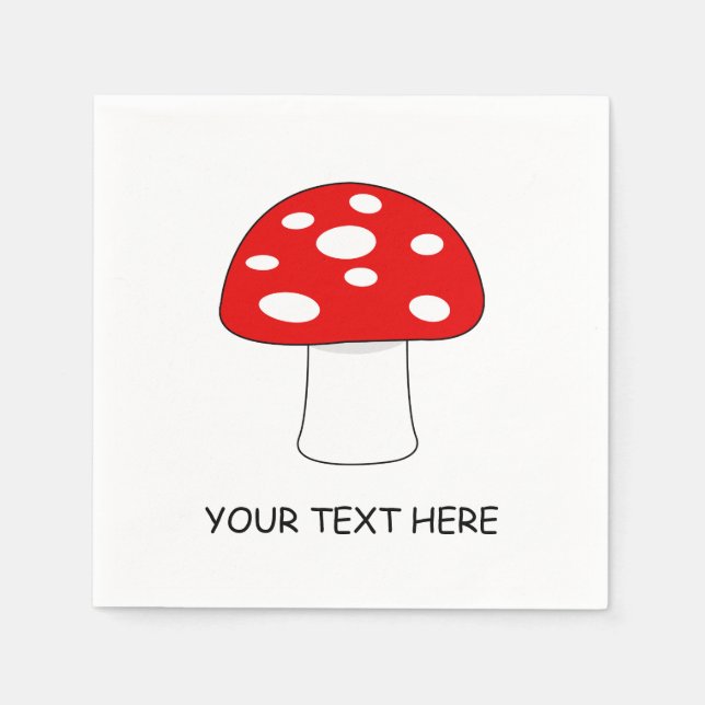 Guardanapos de Festa de aniversário personalizados (Frente)