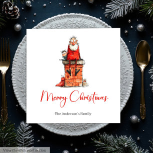 Guardanapos de Festa de Natal Personalizados com P