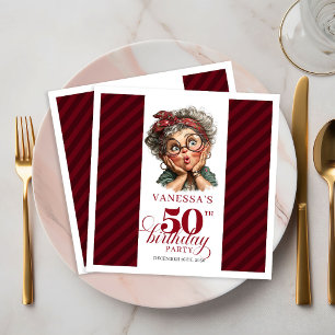 Guardanapos de festa engraçados para aniversário d