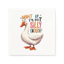 Guardanapos de festa infantil Funny Silly Goose