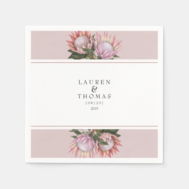 Guardanapos de flores Elegante (Frente)