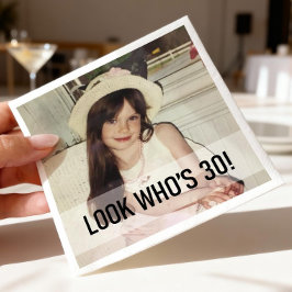 Guardanapos de Foto Vintage Personalizados com Tex