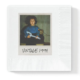 Guardanapos de Fotos Personalizadas Vintage | Pola