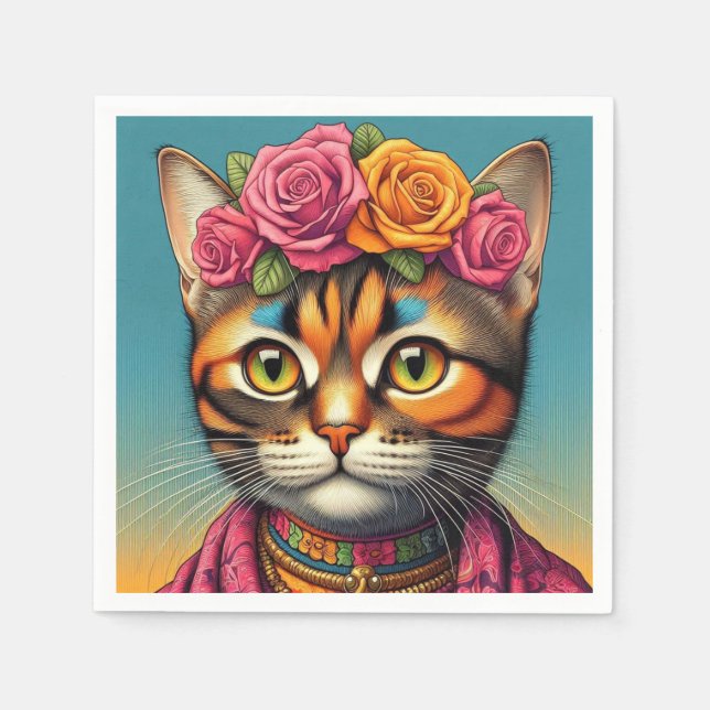 Guardanapos de gato! (Frente)