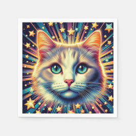 Guardanapos de gato!