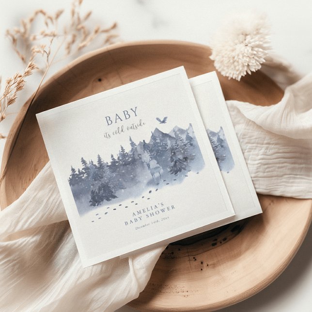 Guardanapos de Inverno Baby It's Cold Outside (Criador carregado)