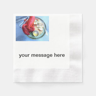 guardanapos de lagosta personalizados