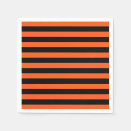 Guardanapos de Listras Laranja e Preto
