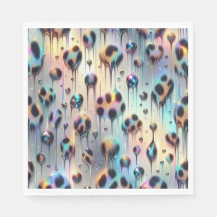Guardanapos de Luxo Estampa Leopardo Opal