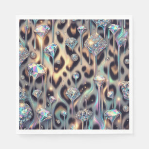 Guardanapos de Luxo Estampa Leopardo Opal