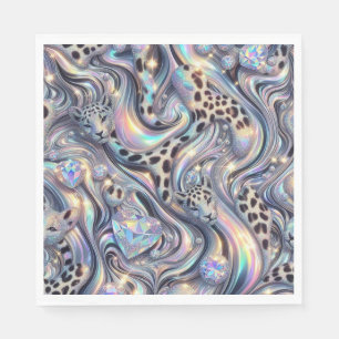 Guardanapos de Luxo Estampa Leopardo Opal