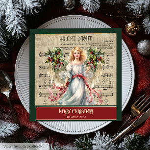 Guardanapos de Natal com Monograma Anjo Celebração