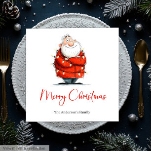 Guardanapos de Natal Divertidos e Caprichosos Pers