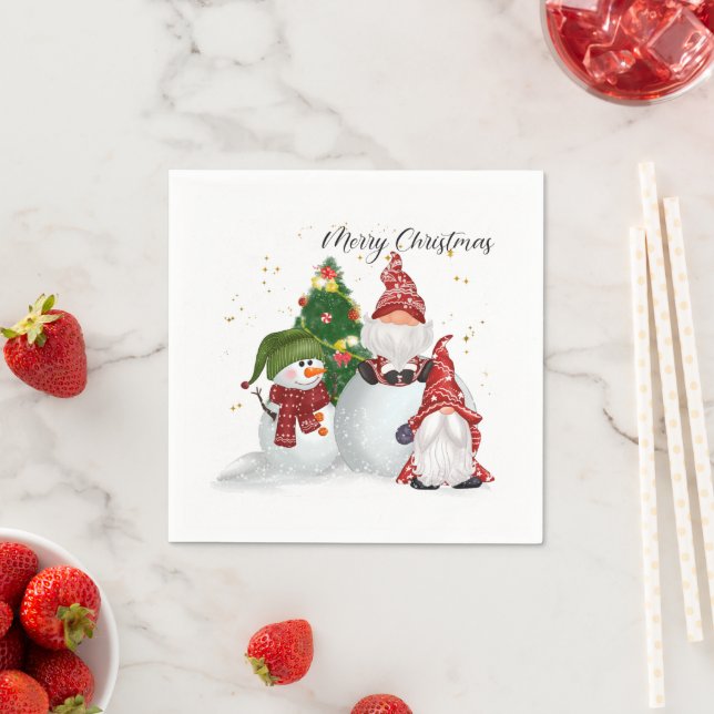 Guardanapos de Natal Gnomos de Natal (Insitu)