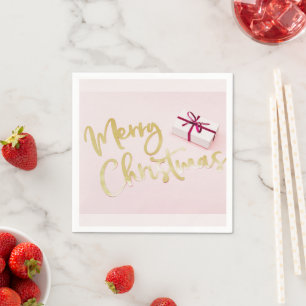 Guardanapos de Natal Pastel – Conjunto de Guardana