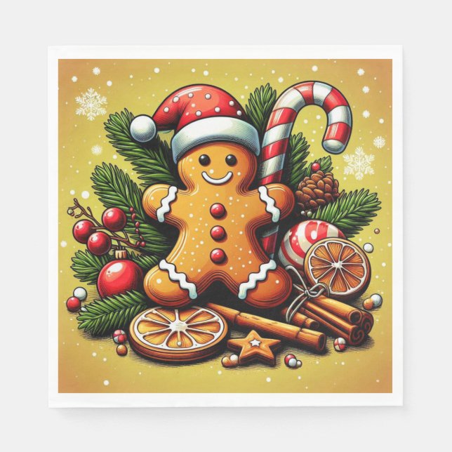 Guardanapos de pão de gengibre! (Frente)