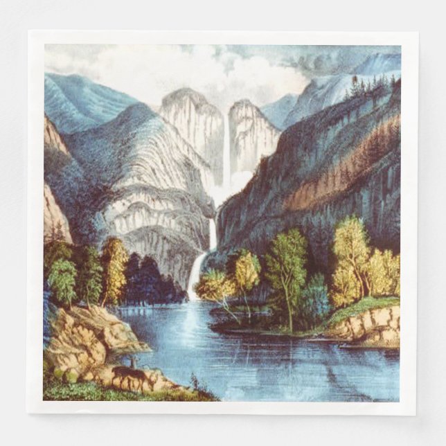 Guardanapos de papel ABH Yosemite para jantar (Frente)