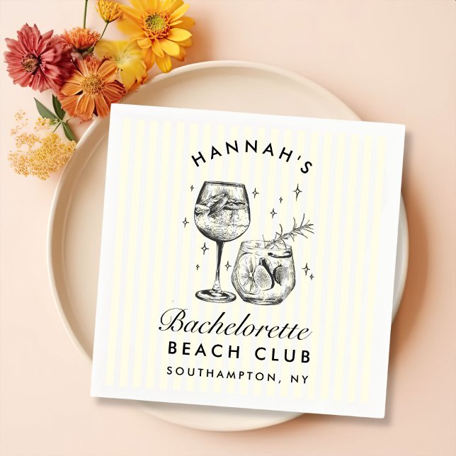 Guardanapos de papel amarelo para despedida de sol (Criador carregado)