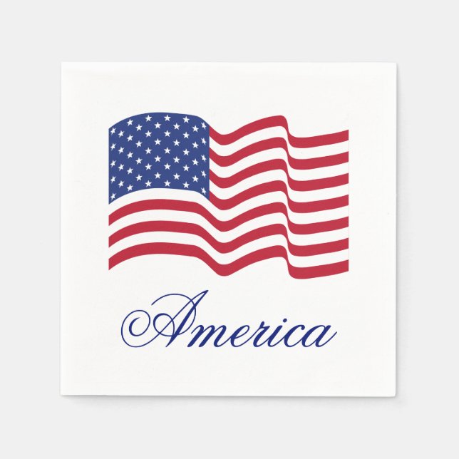 Guardanapos de papel americano para festa de verão (Frente)