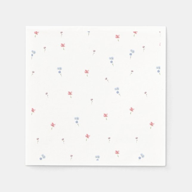 Guardanapos de Papel Amor em Flor Flores Silvestre (Frente)