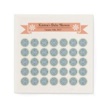 Guardanapos de papel Azura Crest Baby Shower