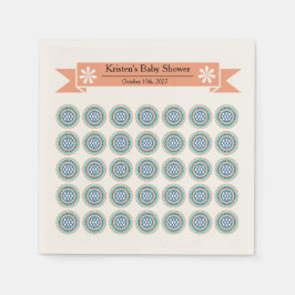 Guardanapos de papel Azura Crest Baby Shower