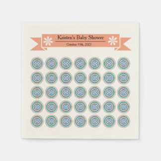 Guardanapos de papel Azura Crest Baby Shower