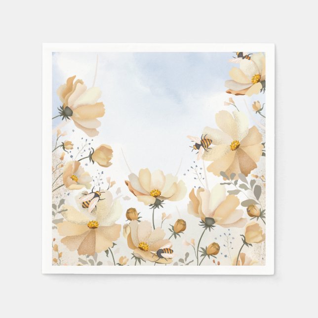 Guardanapos de papel Bee's Meadow (Frente)