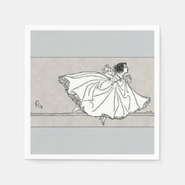 Guardanapos de papel Cinderela Sapato de Vidro Vin