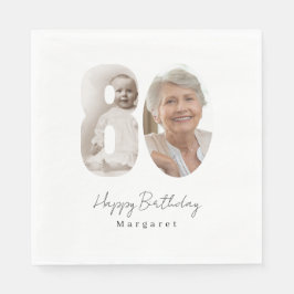 Guardanapos de papel com foto personalizada para f