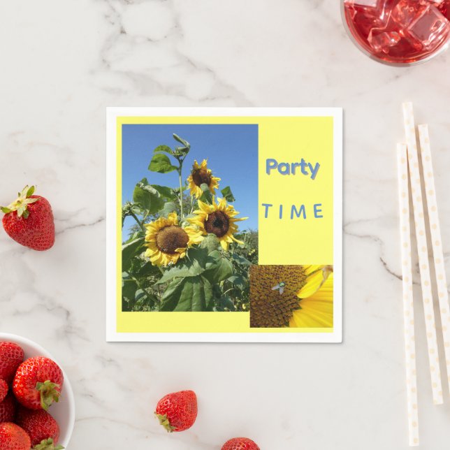 Guardanapos de papel com texto personalizado de Gi (Insitu)