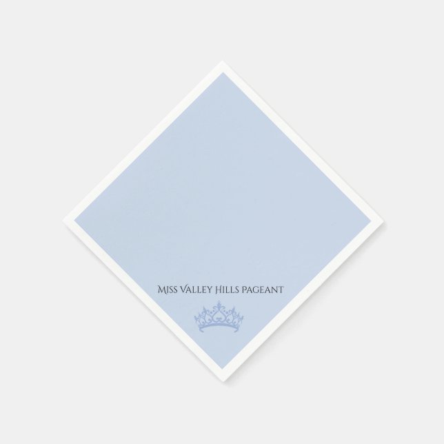 Guardanapos de papel coroa de concurso (Canto)