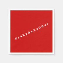 Guardanapos de papel CrazySexyCool