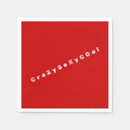 Guardanapos de papel CrazySexyCool