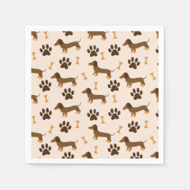 Guardanapos de Papel Dachshund, Suprimentos para F