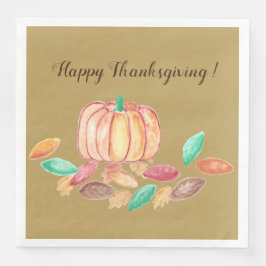 Guardanapos de papel de Ação de Graças