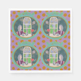 Guardanapos de papel de arte vintage