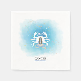 Guardanapos de papel de Ásterologia em Aquarela -