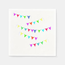 Guardanapos de papel de banners de aniversário col
